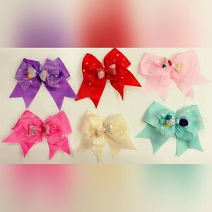 Beautiful Colorful Hairbow Set 6